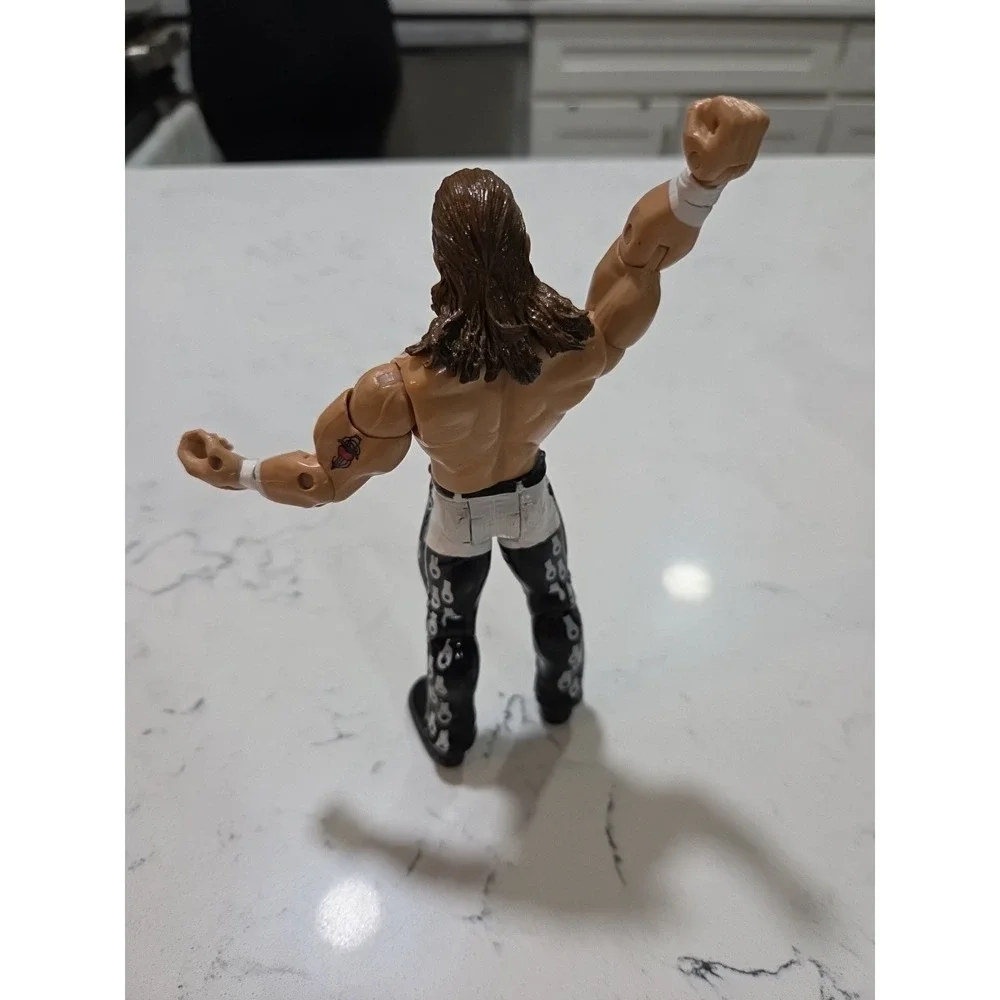 WWF WWE Jakks Pacific Heartbreak Kid Shawn Michaels Wrestling Figure Black 2003
